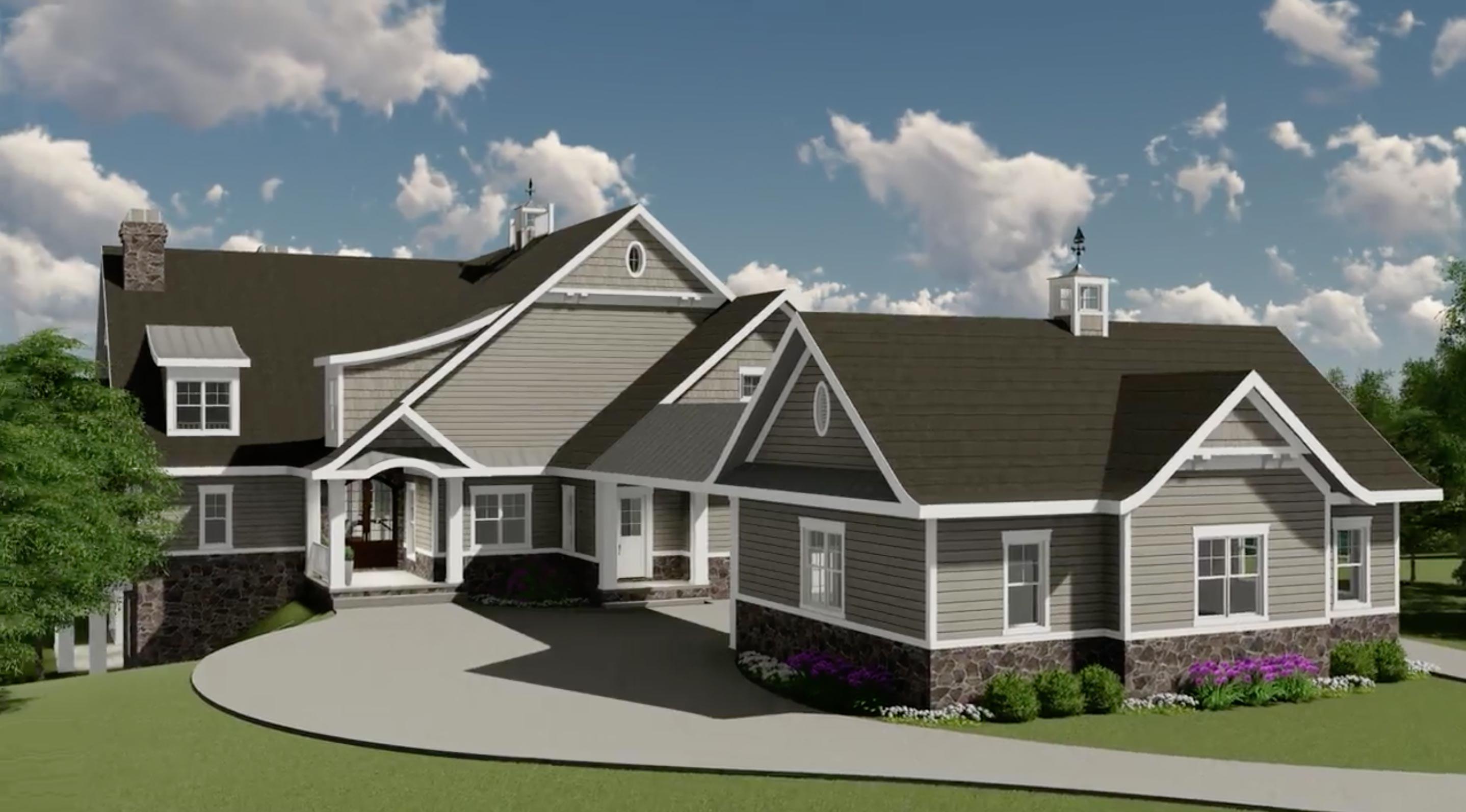 Plan 871015JEN: Luxury Coastal Home Plan for Rear Sloping Lot - Image #11 - Coastal, Country