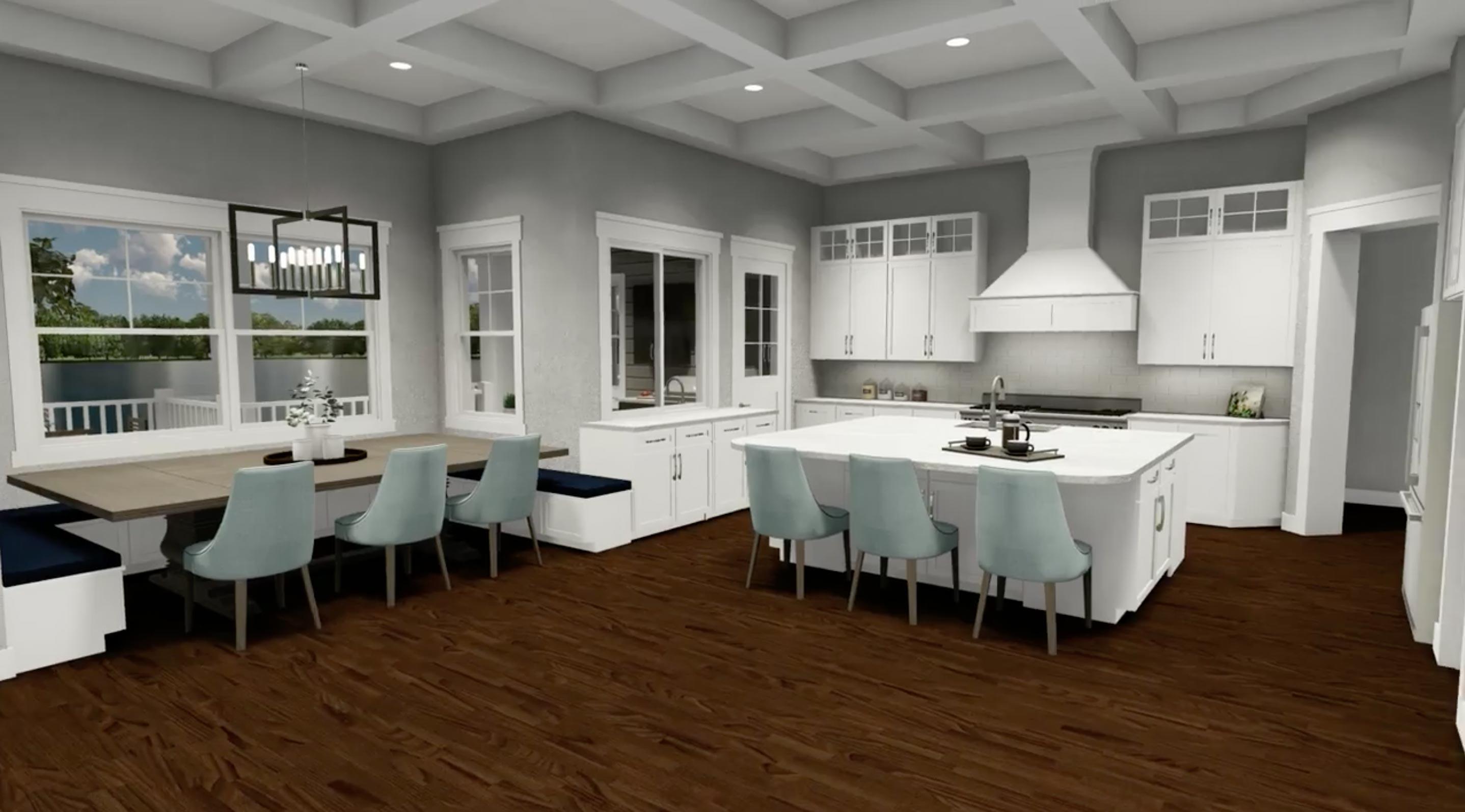 Plan 871015JEN: Luxury Coastal Home Plan for Rear Sloping Lot - Image #16 - Coastal, Country