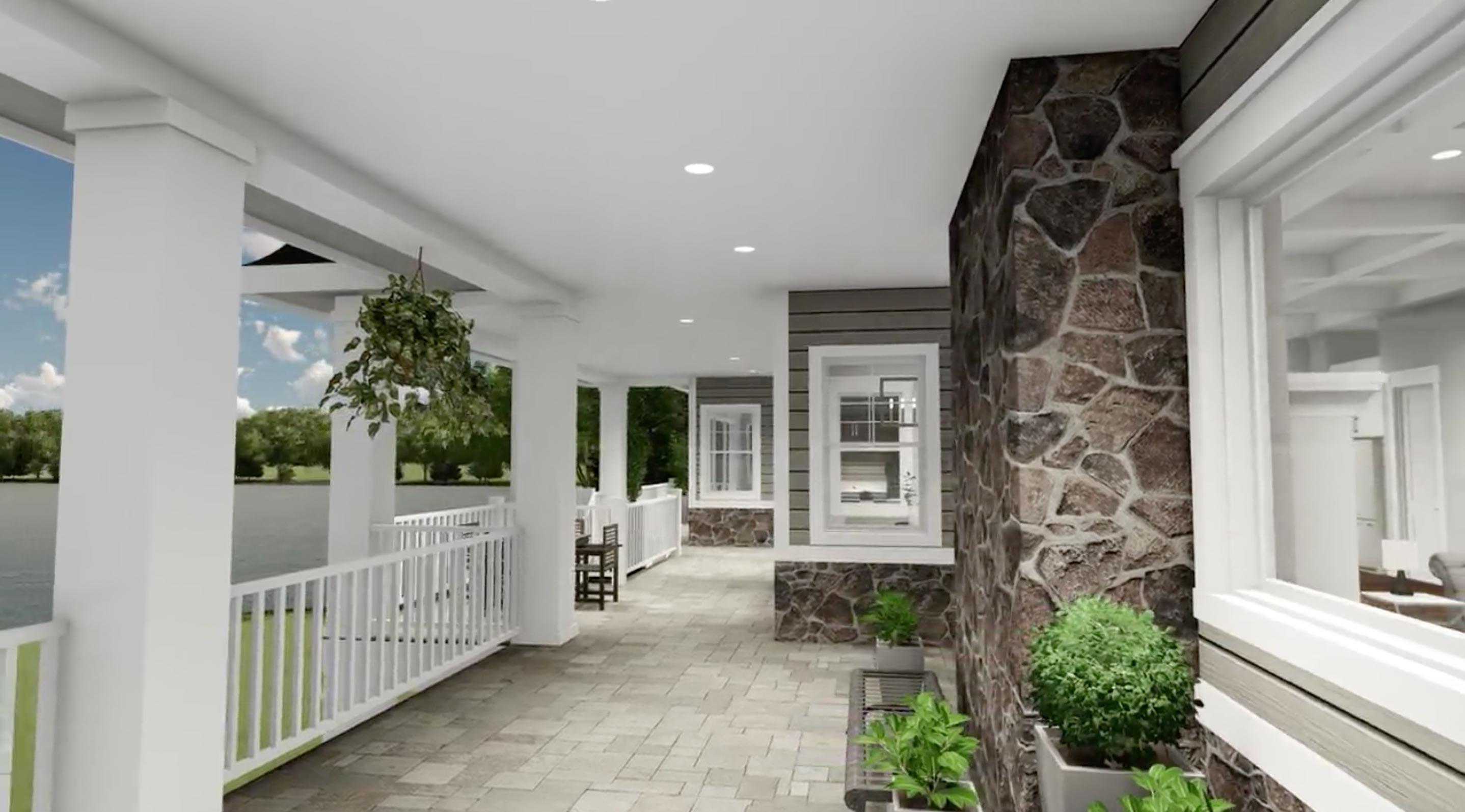 Plan 871015JEN: Luxury Coastal Home Plan for Rear Sloping Lot - Image #20 - Coastal, Country