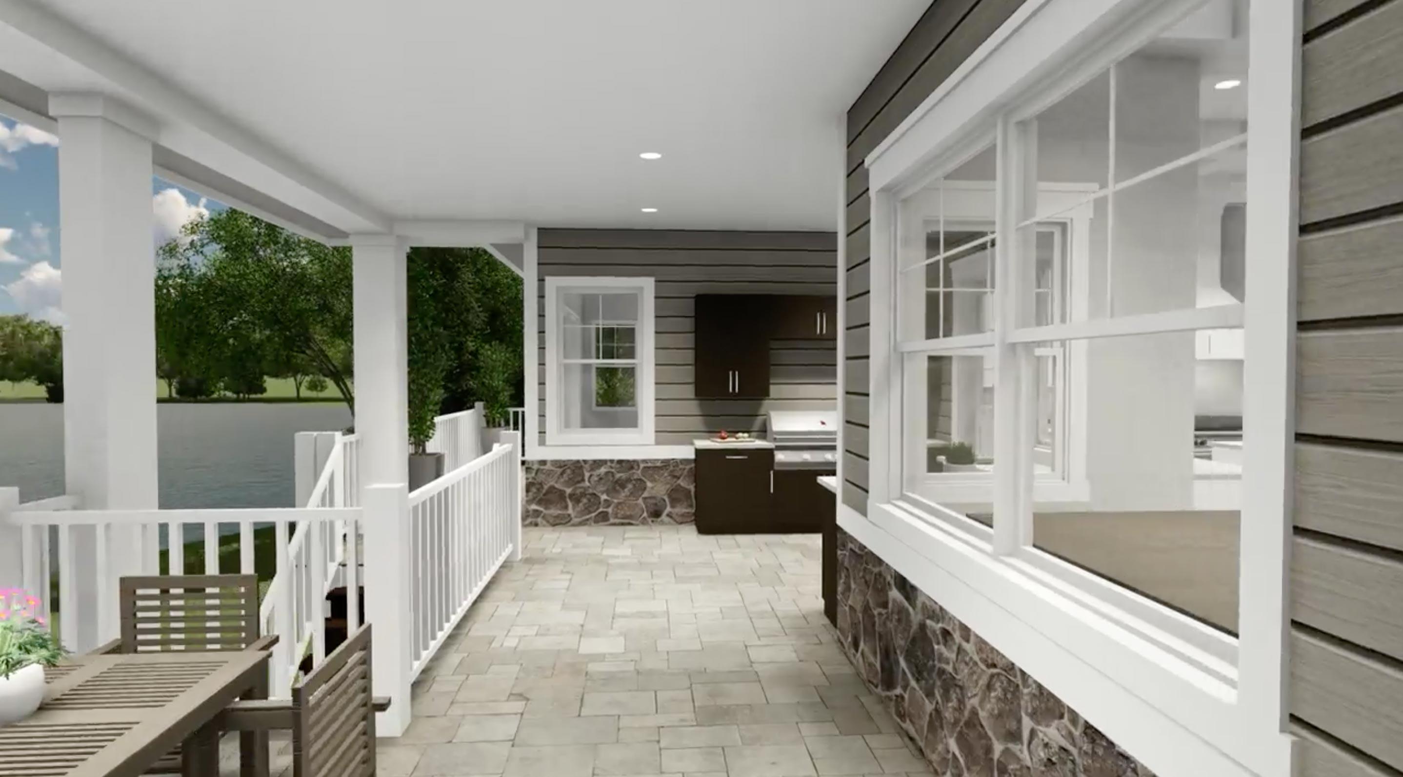 Plan 871015JEN: Luxury Coastal Home Plan for Rear Sloping Lot - Image #21 - Coastal, Country