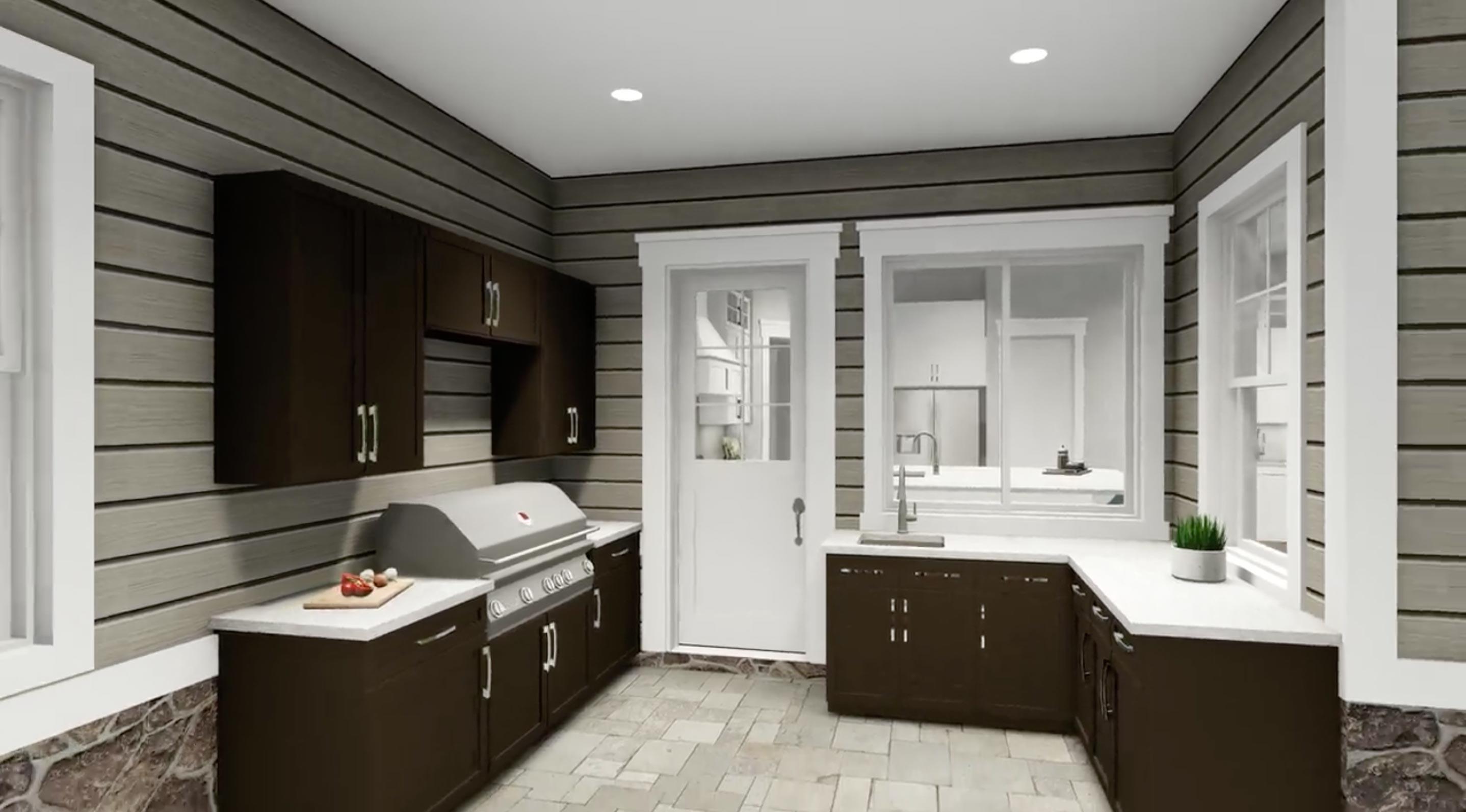 Plan 871015JEN: Luxury Coastal Home Plan for Rear Sloping Lot - Image #22 - Coastal, Country