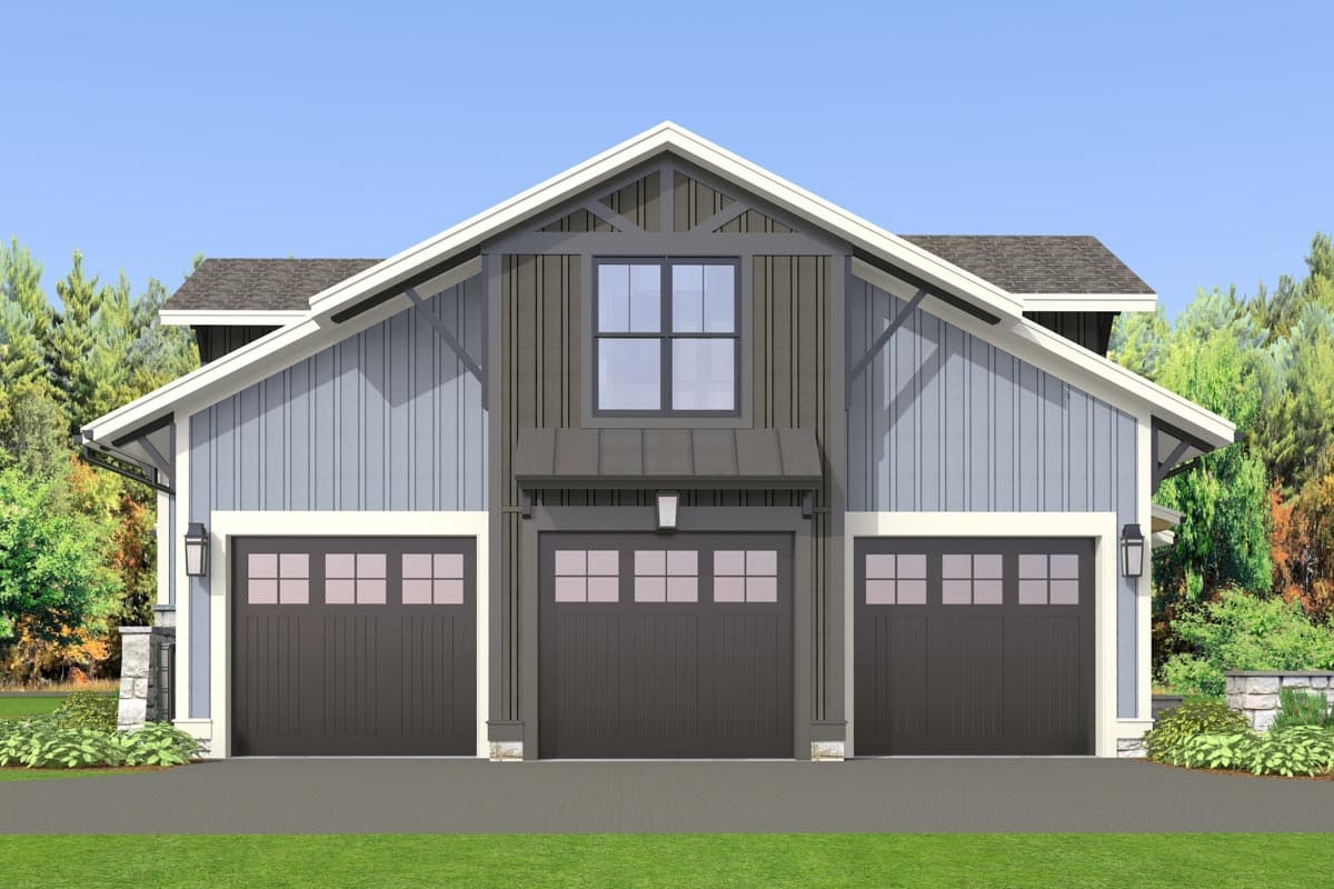 Plan 654015KNA: Exclusive Rustic Modern Farmhouse Plan with 4 or 5 Beds and a 2-Story Great Room - 3187 Sq Ft - Image #11 - Country, Craftsman, Modern Farmhouse, New American