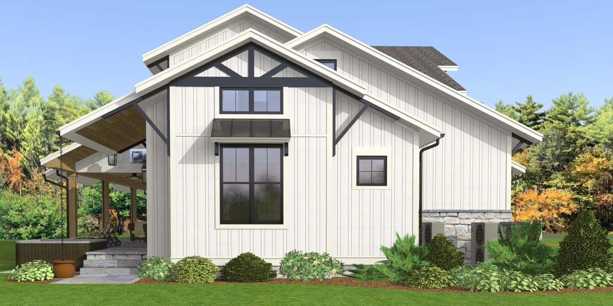 Plan 654015KNA: Exclusive Rustic Modern Farmhouse Plan with 4 or 5 Beds and a 2-Story Great Room - 3187 Sq Ft - Image #17 - Country, Craftsman, Modern Farmhouse, New American