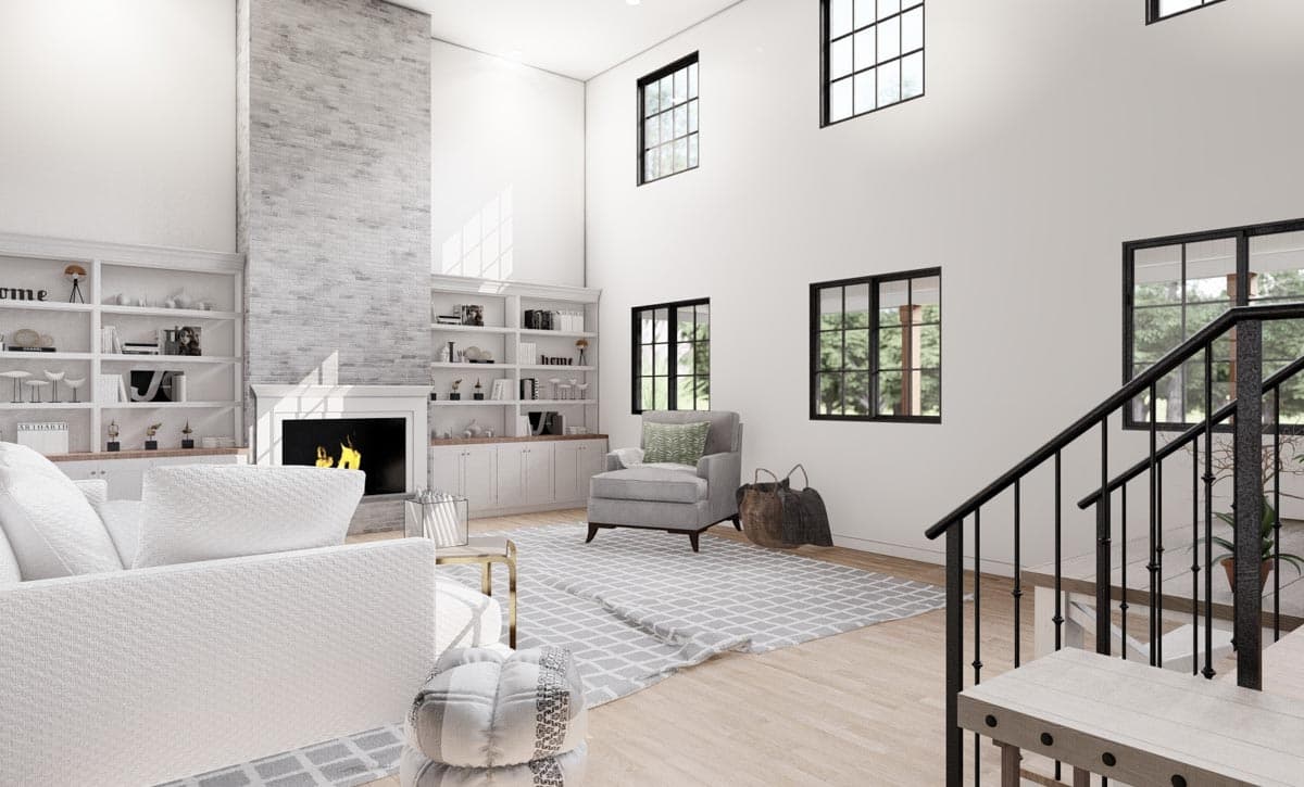 Plan 400000FTY: Barndominium House Plan with Man Cave Workshop in the Garage - 4272 Sq Ft - Image #10 - Barndominium, Country, Farmhouse, Traditional