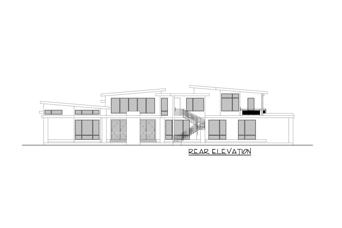 Plan 666138RAF: Modern Prairie House Plan for Indoor Outdoor Living - Image #7 - Modern, Northwest, Prairie
