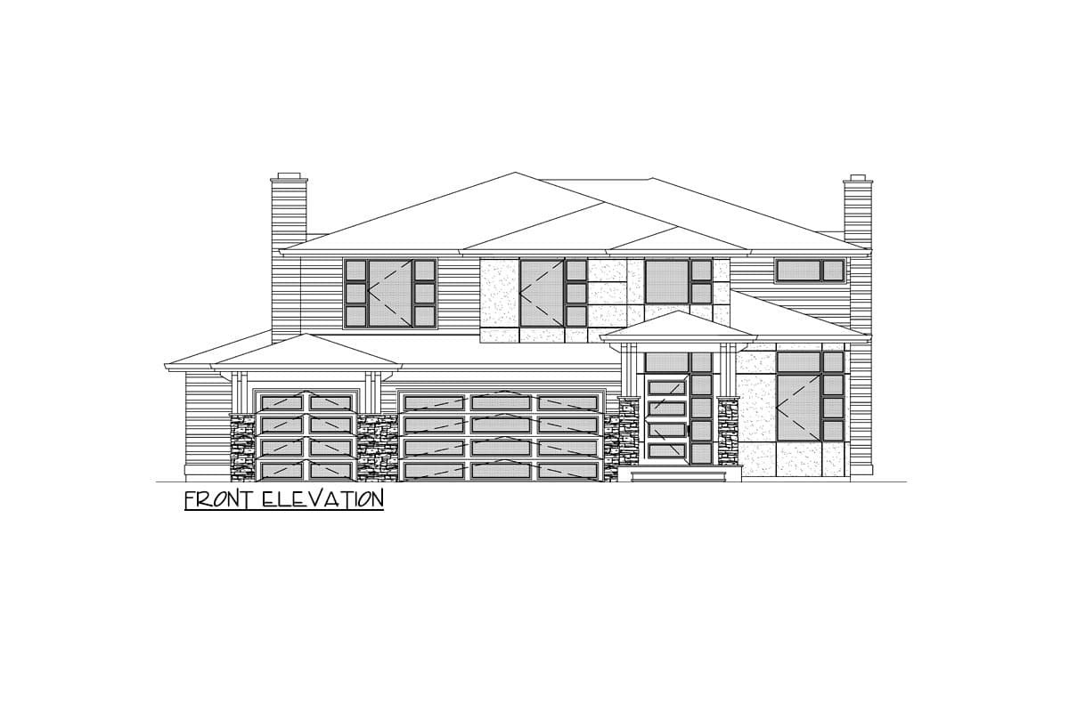 Plan 666142RAF: Contemporary Northwest Home Plan with Sauna - Image #39 - Contemporary, Modern, Northwest, Prairie