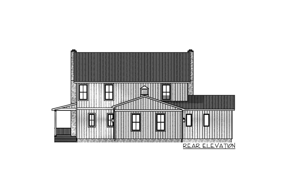 Plan 911015JVD: Master-Down Classic Farmhouse with Wraparound Porch and Amenities - 3485 Sq Ft - Image #8 - Country, Farmhouse, Modern Farmhouse, New American, Traditional