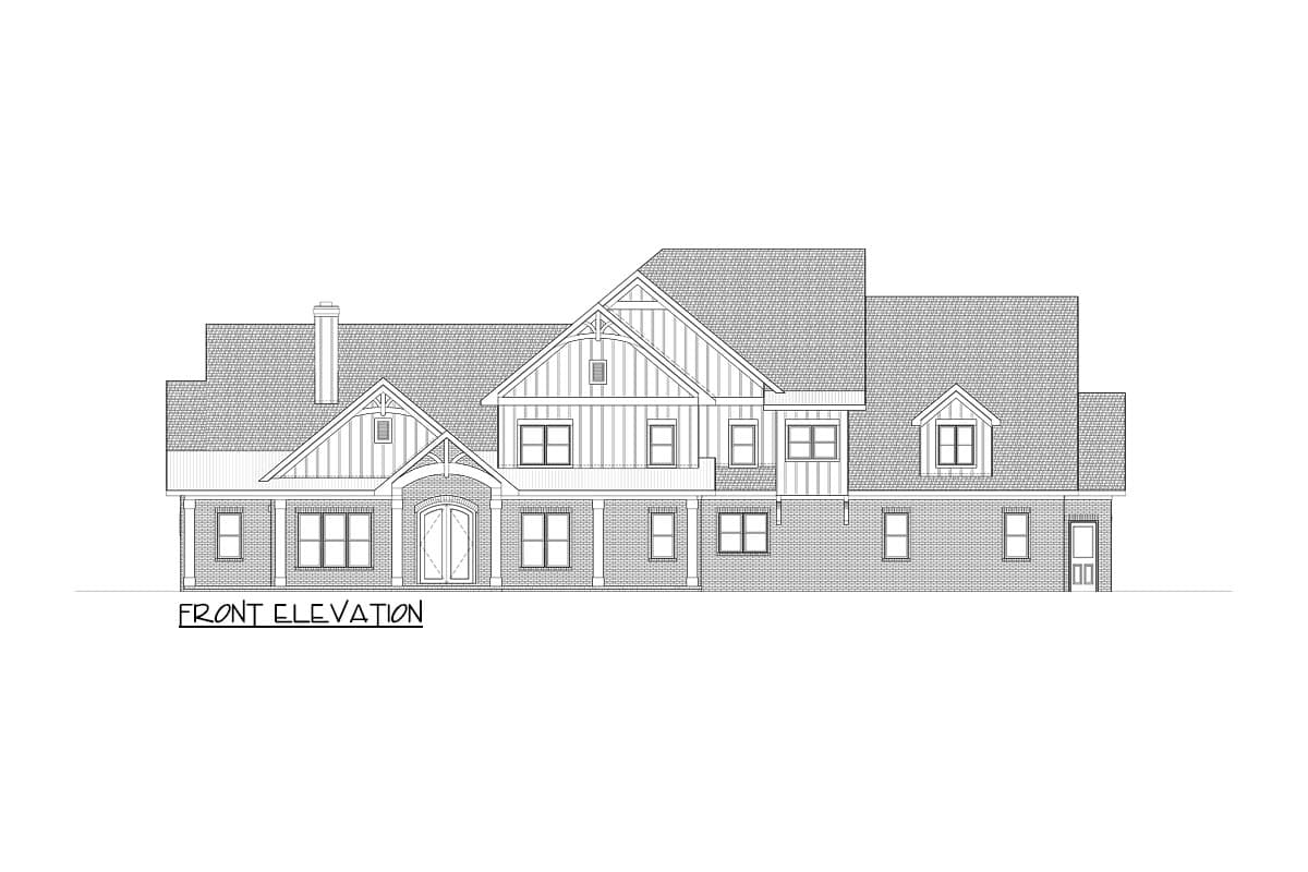Plan 871017JEN: 5-Bed New American Farmhouse Plan with Master on Main Level - 4559 Sq Ft - Image #13 - Country, Farmhouse, Modern Farmhouse, New American