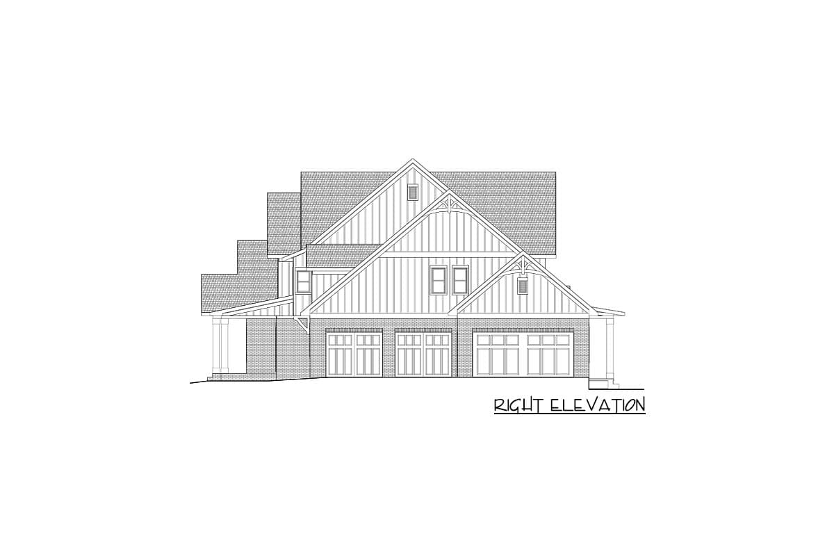 Plan 871017JEN: 5-Bed New American Farmhouse Plan with Master on Main Level - 4559 Sq Ft - Image #16 - Country, Farmhouse, Modern Farmhouse, New American
