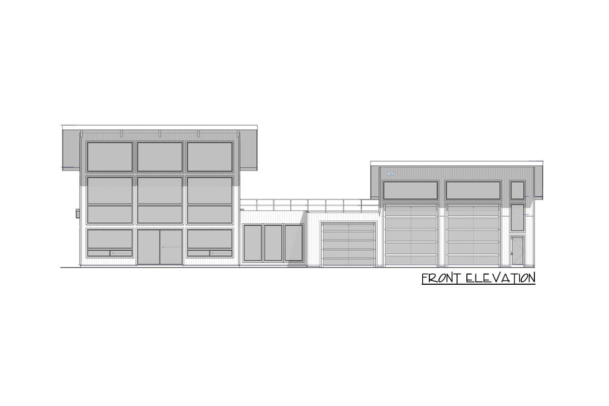 Plan 400001FTY: Exclusive 2-Story Modern Home Plan with Rooftop Deck and Garage with Full Bath  - Image #18 - Contemporary, Modern, Mountain