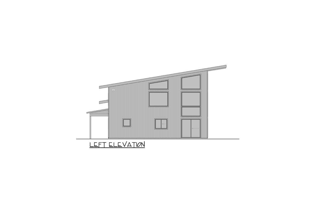 Plan 400001FTY: Exclusive 2-Story Modern Home Plan with Rooftop Deck and Garage with Full Bath  - Image #19 - Contemporary, Modern, Mountain