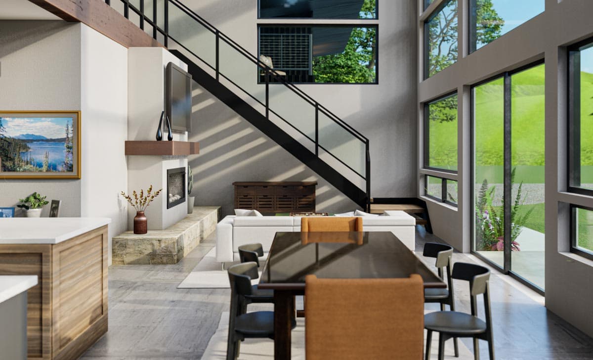 Plan 400001FTY: Exclusive 2-Story Modern Home Plan with Rooftop Deck and Garage with Full Bath  - Image #12 - Contemporary, Modern, Mountain