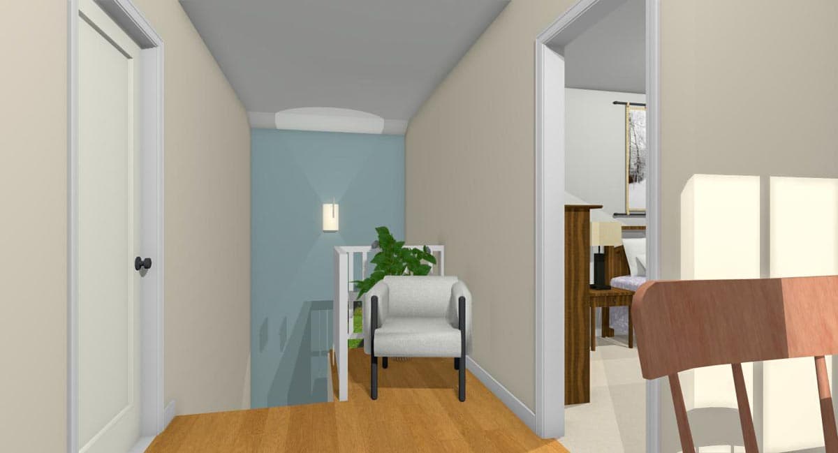 Plan 430816SNG: Exclusive 800 Square Foot House Plan with 2 Bedrooms - Image #10 - Cottage, Country, Modern Farmhouse