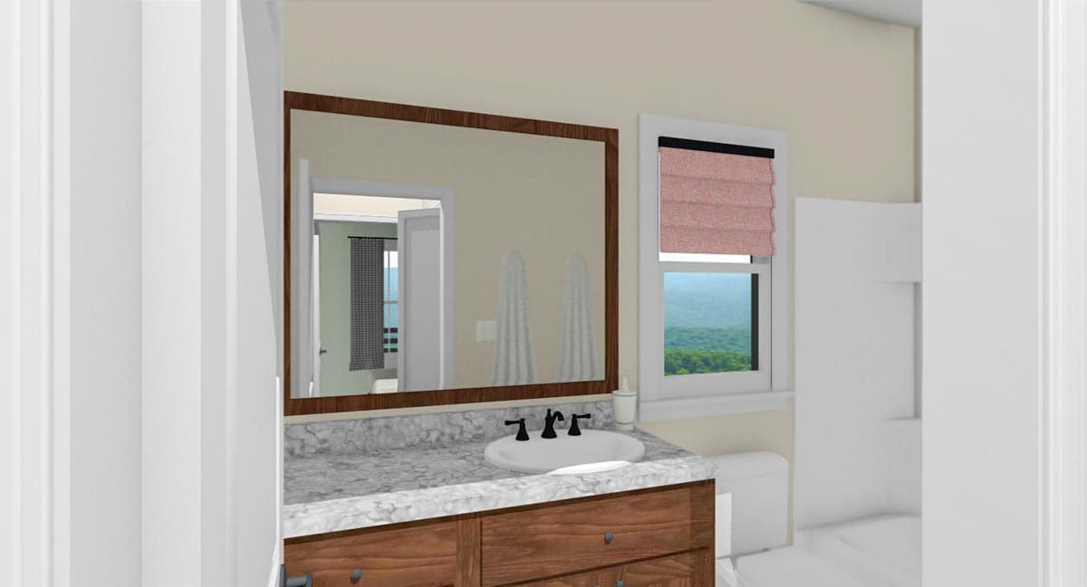 Plan 430816SNG: Exclusive 800 Square Foot House Plan with 2 Bedrooms - Image #12 - Cottage, Country, Modern Farmhouse