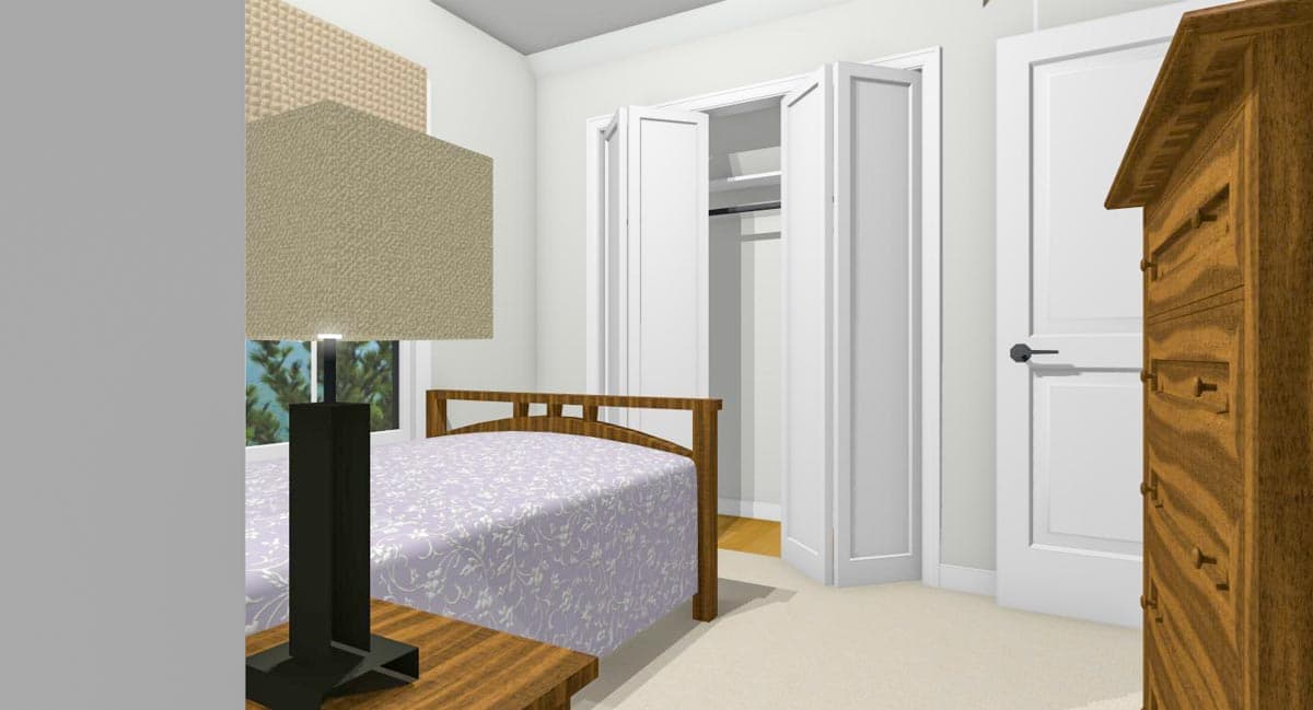 Plan 430816SNG: Exclusive 800 Square Foot House Plan with 2 Bedrooms - Image #15 - Cottage, Country, Modern Farmhouse