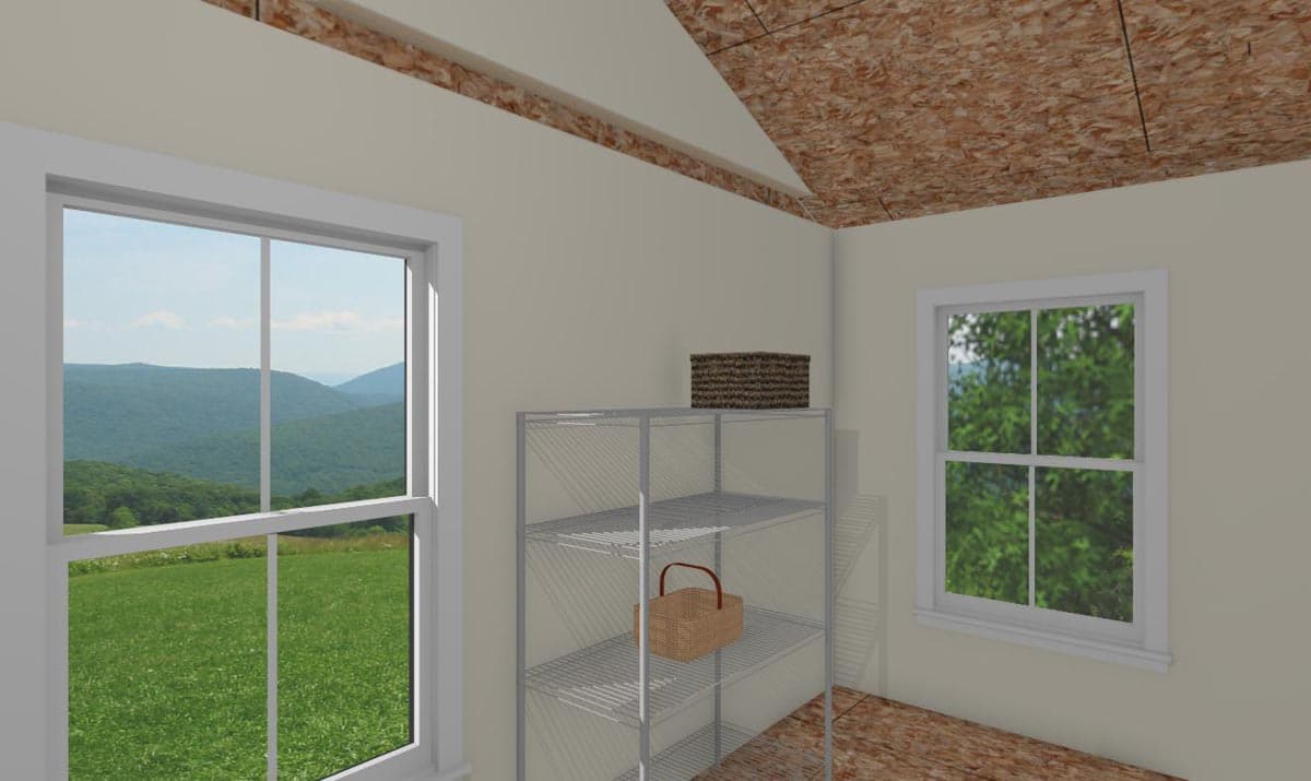 Plan 430816SNG: Exclusive 800 Square Foot House Plan with 2 Bedrooms - Image #18 - Cottage, Country, Modern Farmhouse