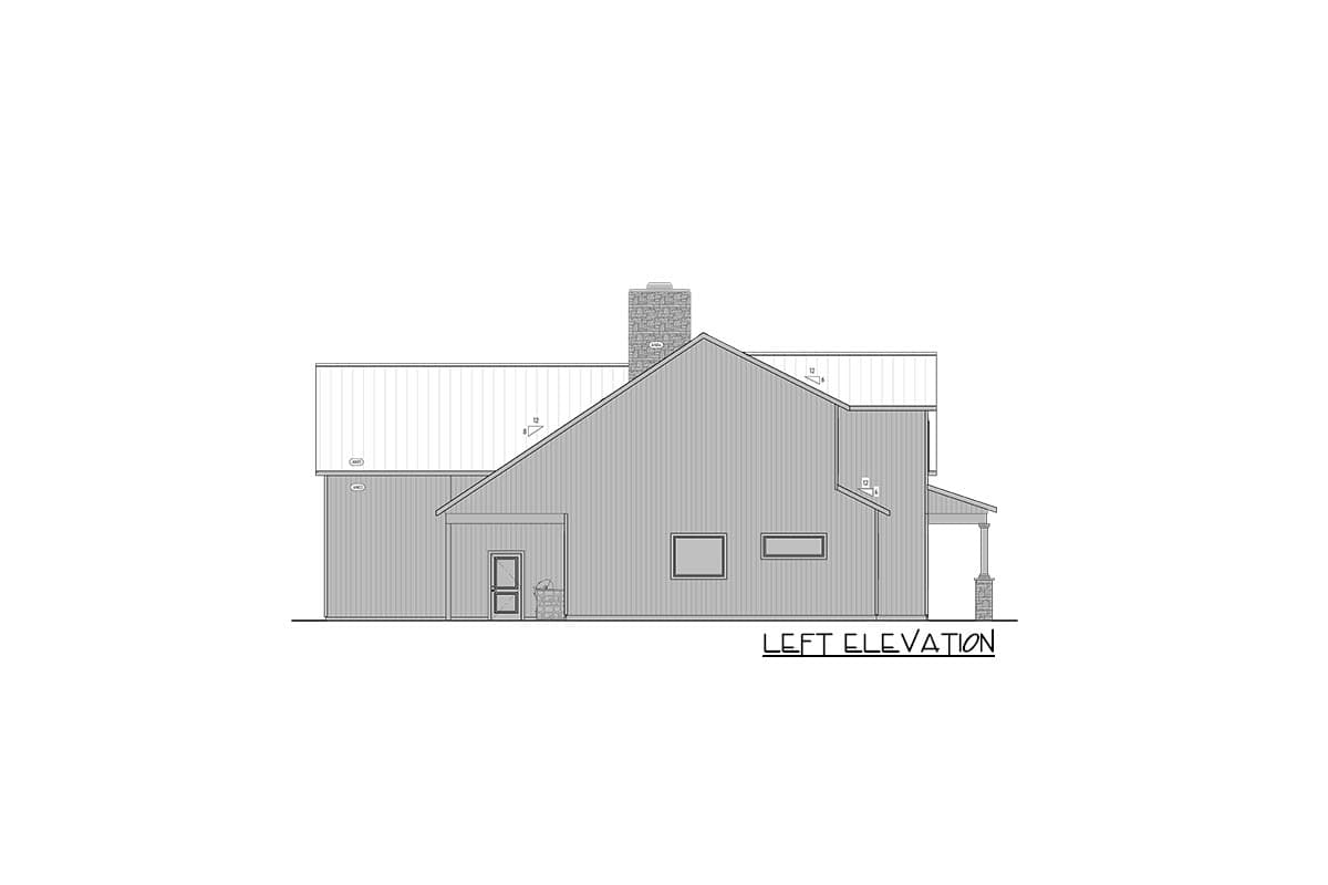 Plan 400003FTY: Exclusive Modern Farmhouse Plan with Oversized Garage - Image #25 - Country, Farmhouse, Modern Farmhouse, New American