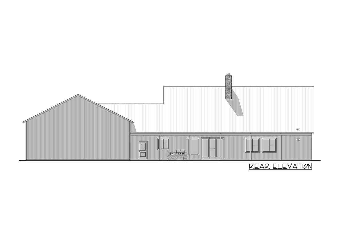 Plan 400003FTY: Exclusive Modern Farmhouse Plan with Oversized Garage - Image #26 - Country, Farmhouse, Modern Farmhouse, New American