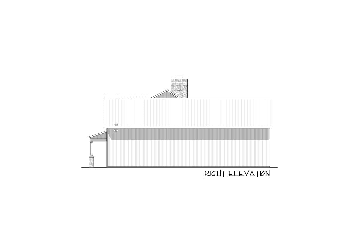 Plan 400003FTY: Exclusive Modern Farmhouse Plan with Oversized Garage - Image #27 - Country, Farmhouse, Modern Farmhouse, New American