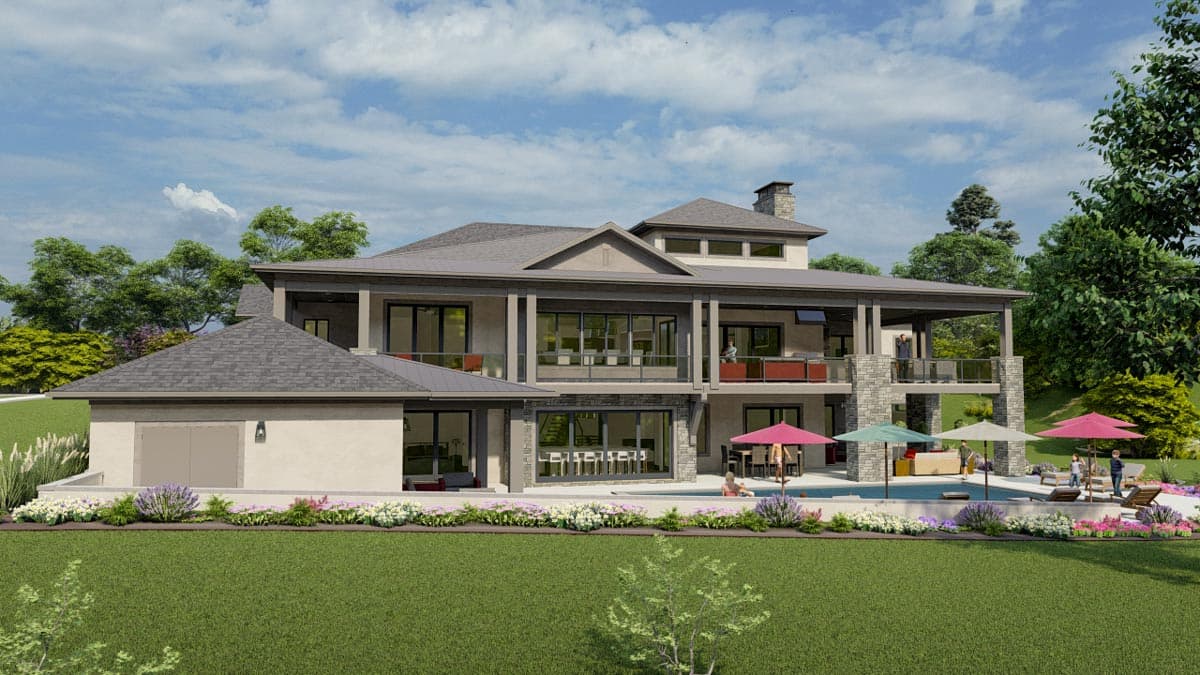 Plan 64522SC: Luxury Ranch Home Plan with Walkout Basement - Image #7 - Craftsman, Mountain, Prairie, Ranch