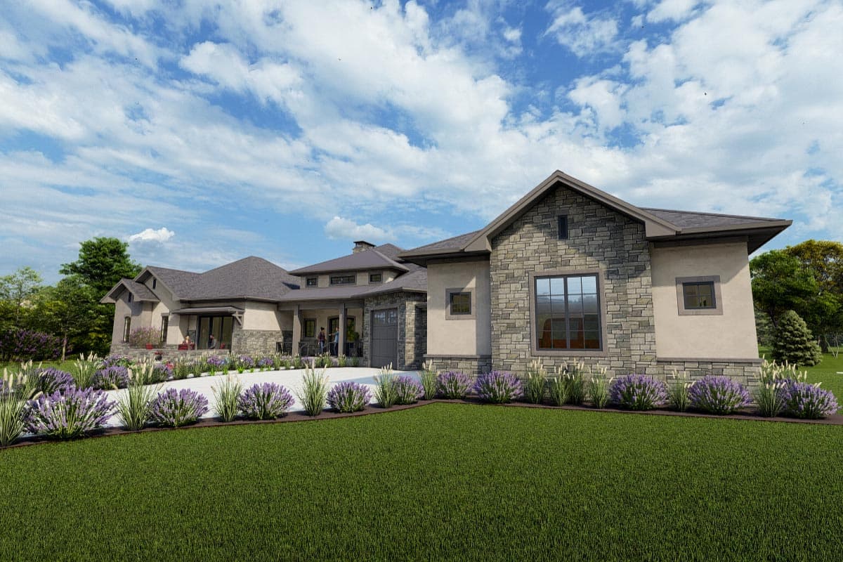 Plan 64522SC: Luxury Ranch Home Plan with Walkout Basement - Image #11 - Craftsman, Mountain, Prairie, Ranch