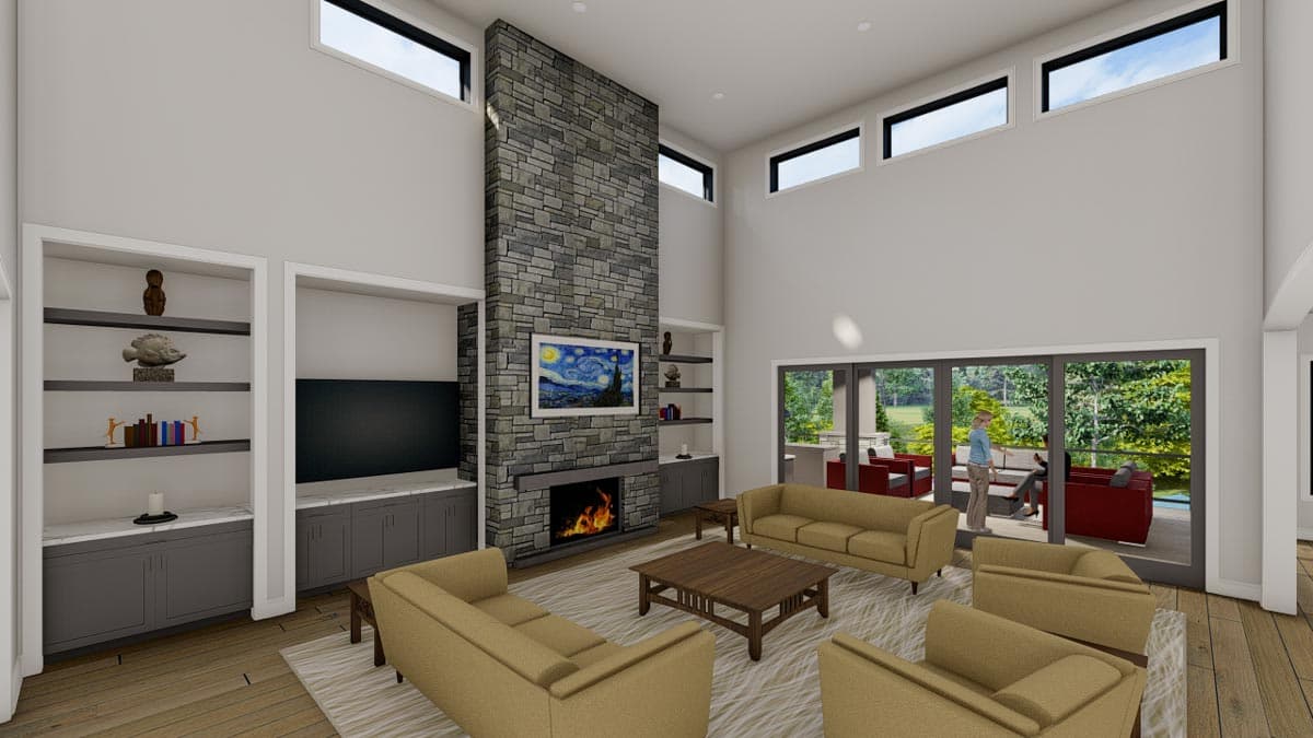 Plan 64522SC: Luxury Ranch Home Plan with Walkout Basement - Image #14 - Craftsman, Mountain, Prairie, Ranch