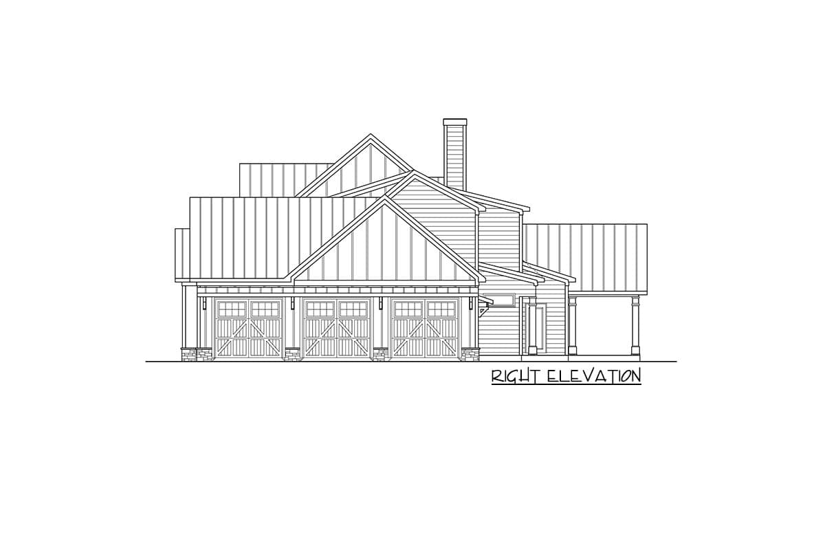 Plan 360097DK: 3-Bed Traditional Home Plan with First-floor Master Suite - Image #4 - Country, Craftsman, Farmhouse, Traditional