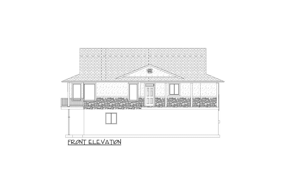 Plan 61273UT: Exclusive Ranch Home Plan with Full Basement - Image #31 - Country, Ranch
