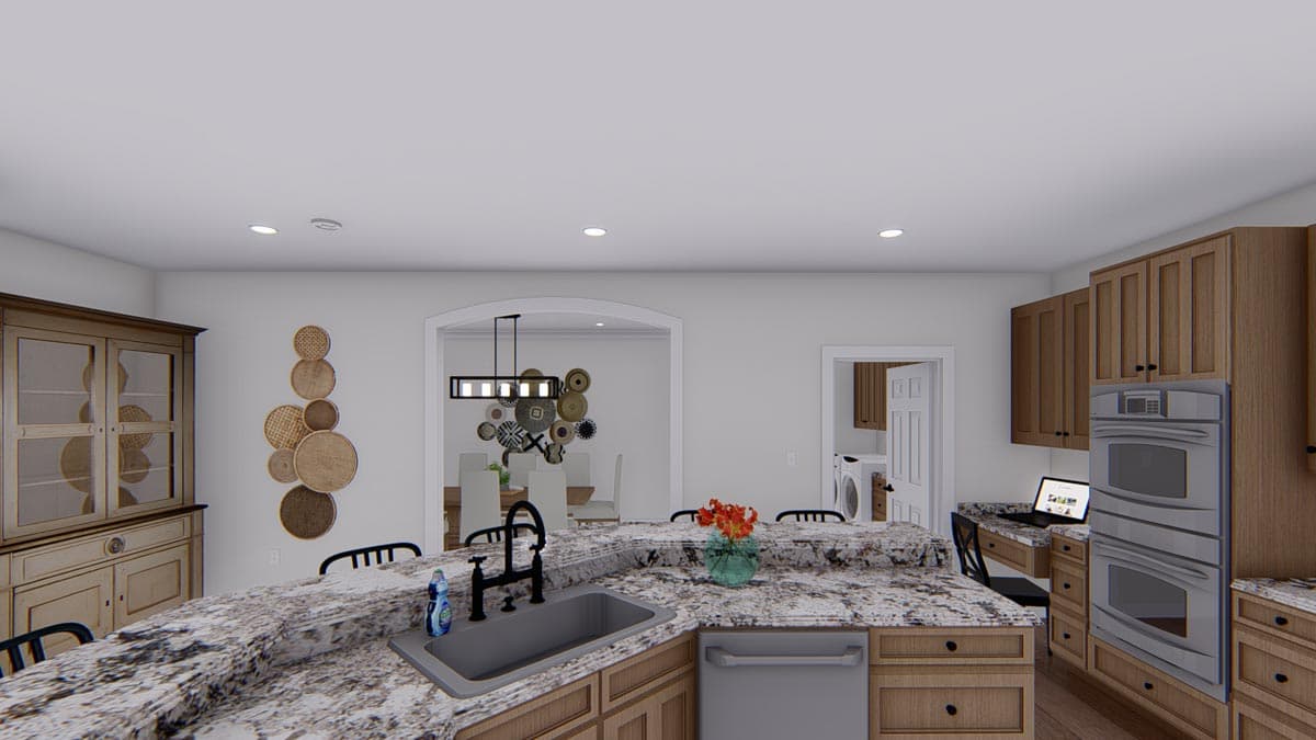 Plan 61273UT: Exclusive Ranch Home Plan with Full Basement - Image #19 - Country, Ranch