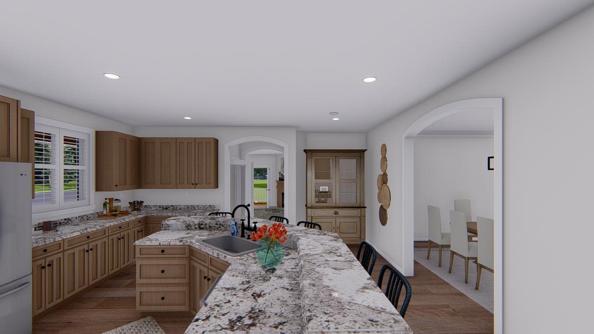 Plan 61273UT: Exclusive Ranch Home Plan with Full Basement - Image #20 - Country, Ranch