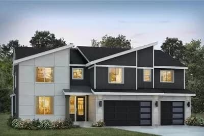 Contemporary 2-Story Home Plan with Main-floor Guest Bedroom