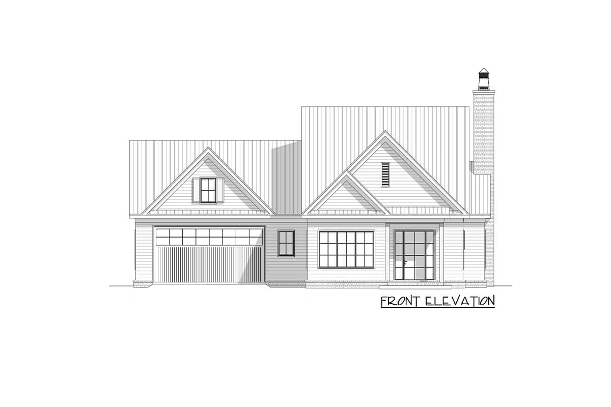 Plan 865013SHW: 3-Bed New American Home Plan with First Floor Primary Bedroom - 2620 Sq Ft - Image #15 - Craftsman, New American