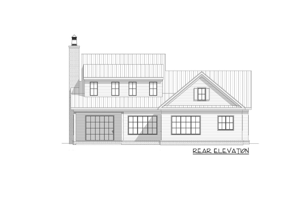 Plan 865013SHW: 3-Bed New American Home Plan with First Floor Primary Bedroom - 2620 Sq Ft - Image #17 - Craftsman, New American