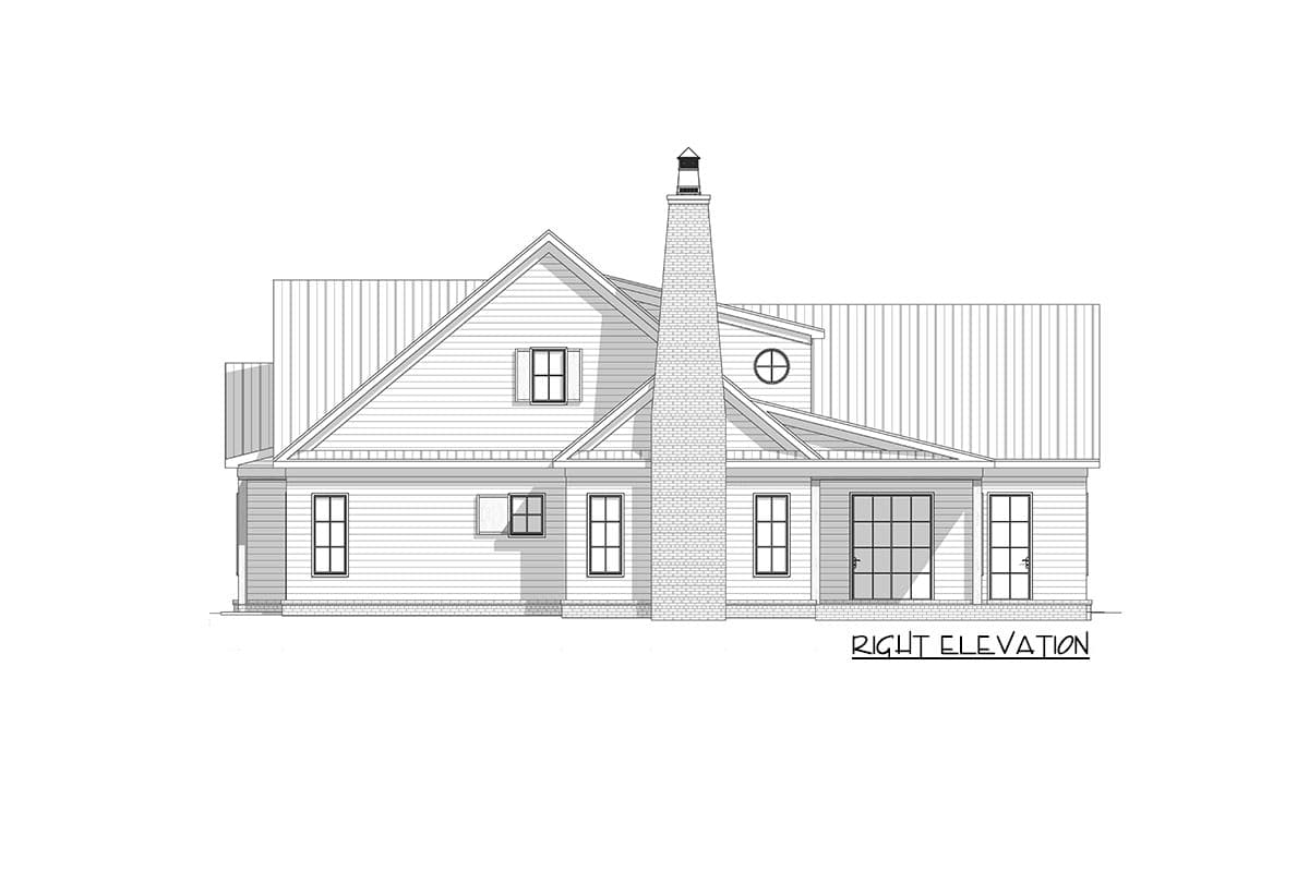 Plan 865013SHW: 3-Bed New American Home Plan with First Floor Primary Bedroom - 2620 Sq Ft - Image #18 - Craftsman, New American