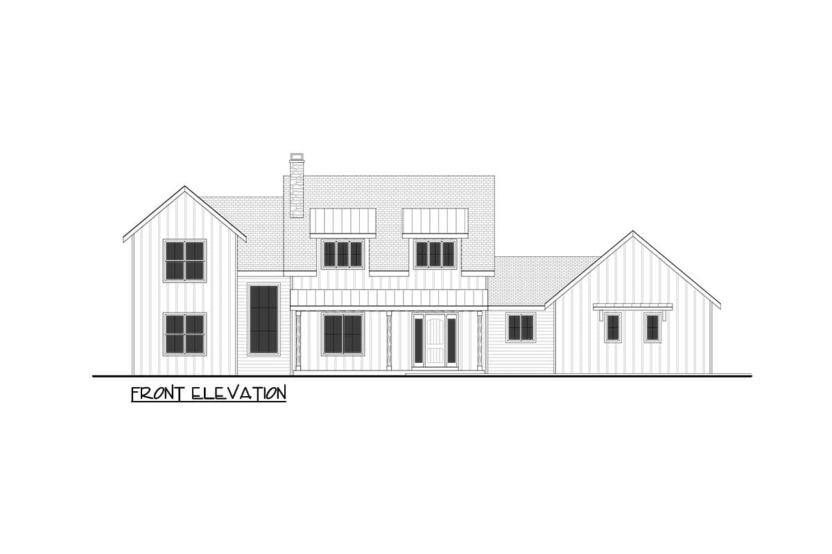 Plan 365017PED: 5-Bed Modern Farmhouse Plan with Vaulted Living Spaces - Image #43 - Farmhouse, Modern Farmhouse, New American