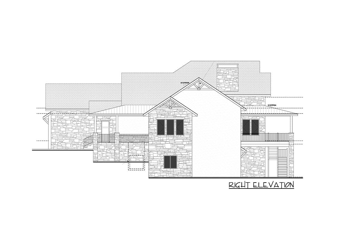 Plan 365018PED: Luxury Mountain Craftsman Plan with Home Office and Walkout Basement - Image #32 - Craftsman, Mountain, New American, Ranch, Rustic