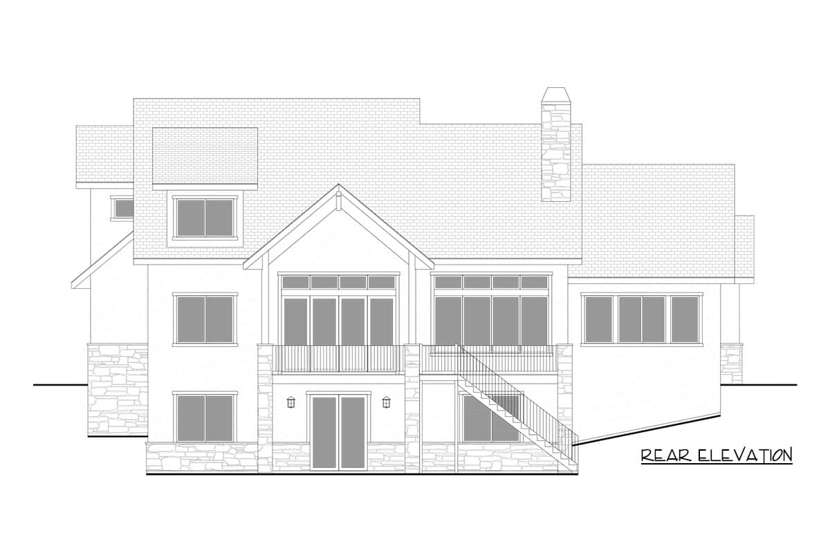 Plan 365019PED: Exclusive New American Craftsman Home with Optional Finished Basement - Image #7 - Craftsman, Mountain, New American