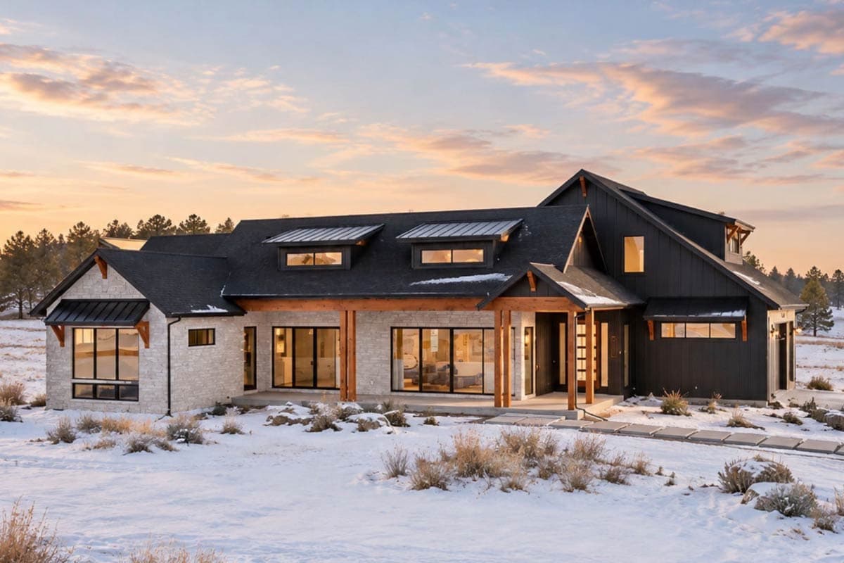 Plan image - 365020PED:New American House Plan with Smart Layout and Bonus Expansion - 2574 Sq Ft