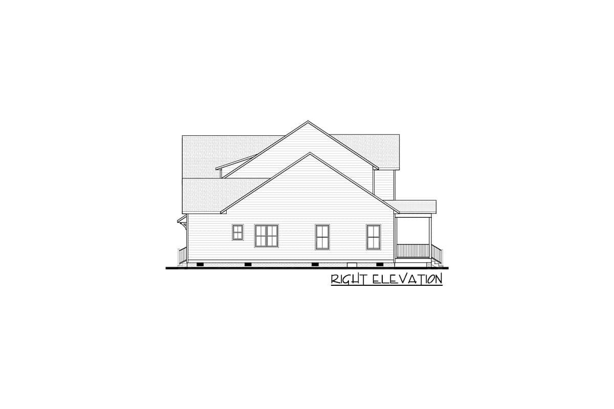 Plan 83618CRW: 5-Bed Modern Farmhouse House Plan with Home Office - 3653 Sq Ft - Image #16 - Country, Modern Farmhouse, New American, Traditional