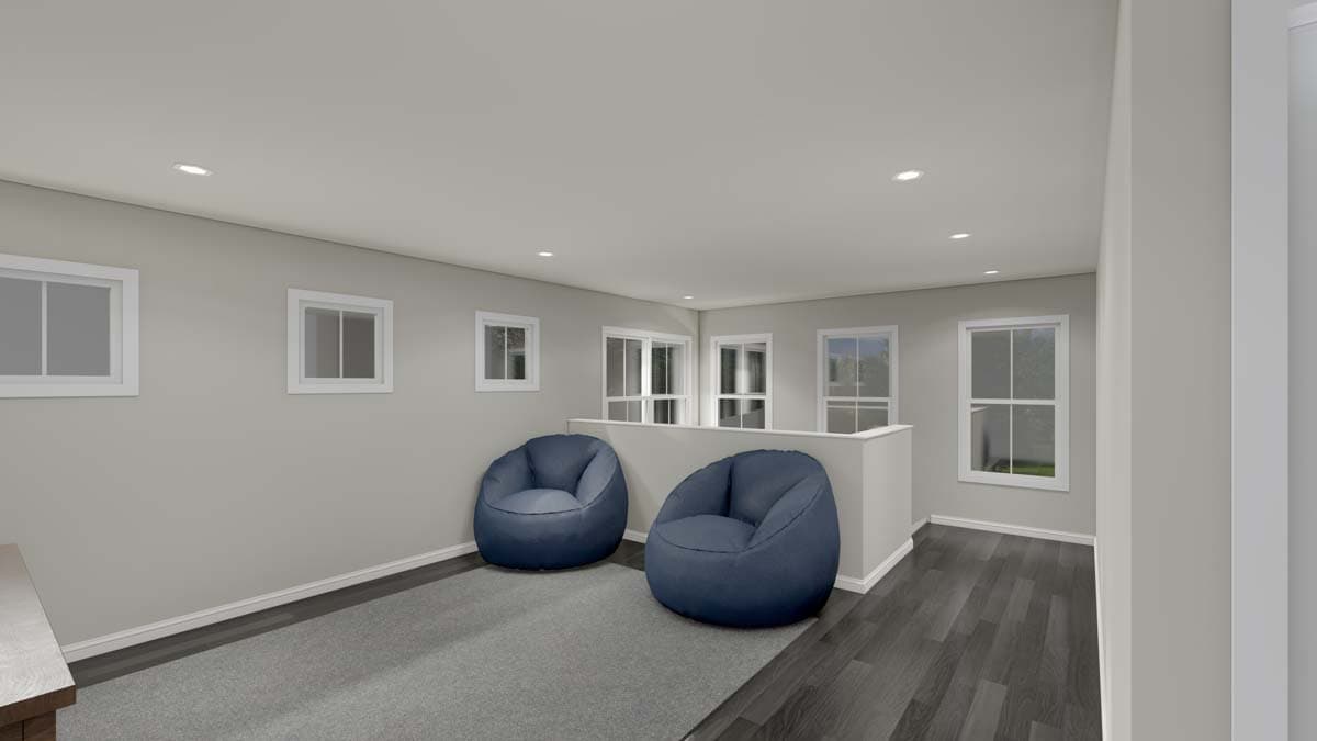 Plan 83618CRW: 5-Bed Modern Farmhouse House Plan with Home Office - 3653 Sq Ft - Image #12 - Country, Modern Farmhouse, New American, Traditional