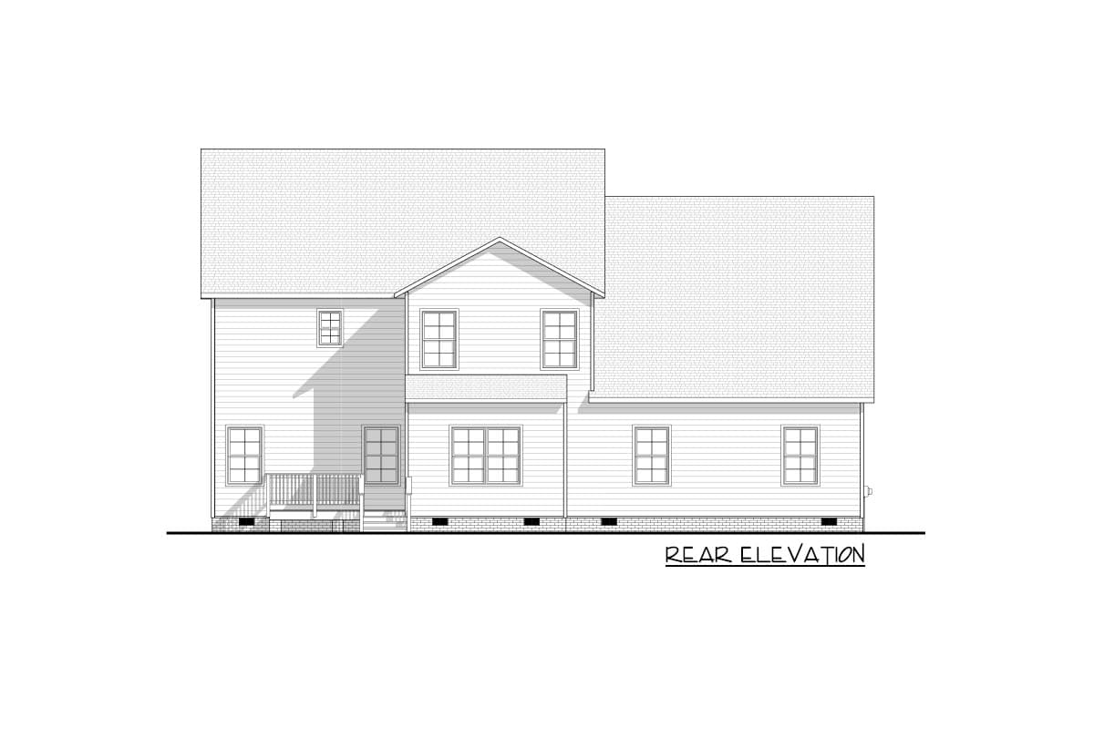 Plan 83619CRW: 5-Bed New American House Plan with Home Office - 3986 Sq Ft - Image #11 - New American, Traditional