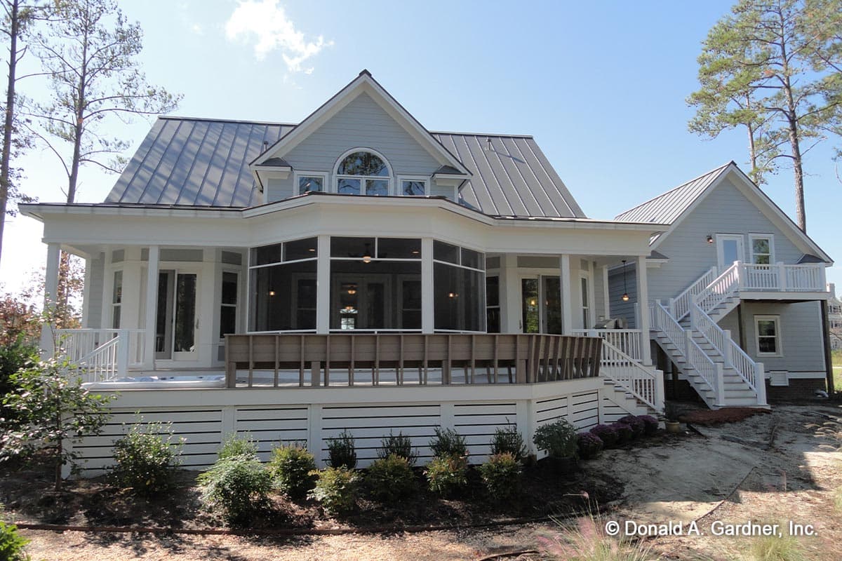 Plan 444264GDN: Classic 2-Story Home Plan with Wraparound Porch - Image #4 - Country, Farmhouse, Southern