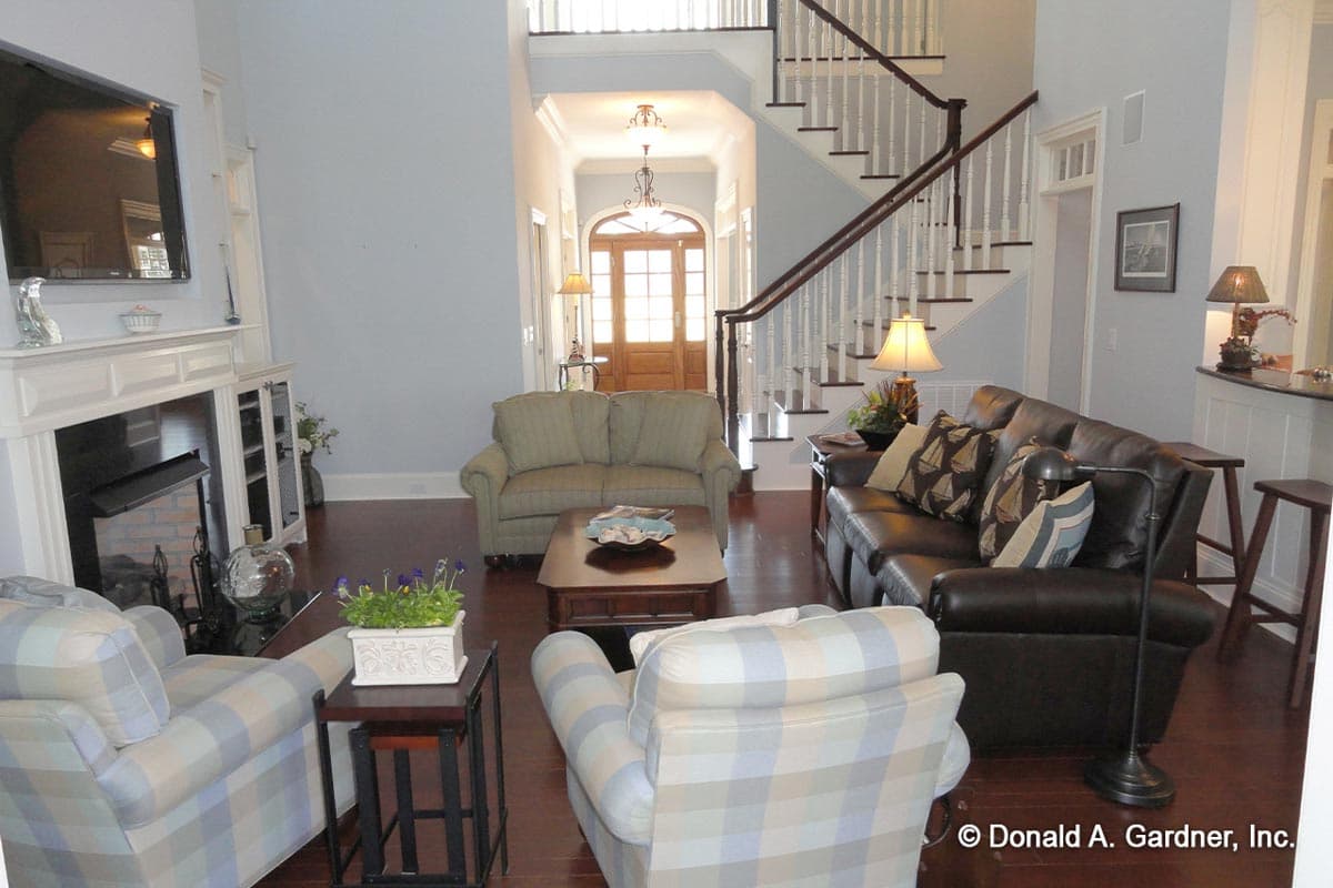 Plan 444264GDN: Classic 2-Story Home Plan with Wraparound Porch - Image #8 - Country, Farmhouse, Southern