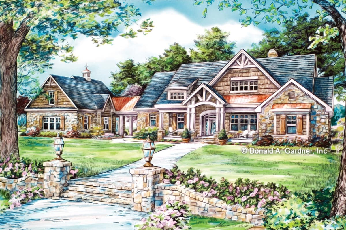 Plan 444267GDN: 3-Bed Mountain Craftsman Plan with Walkout Basement - Image #24 - Craftsman, Mountain, Rustic