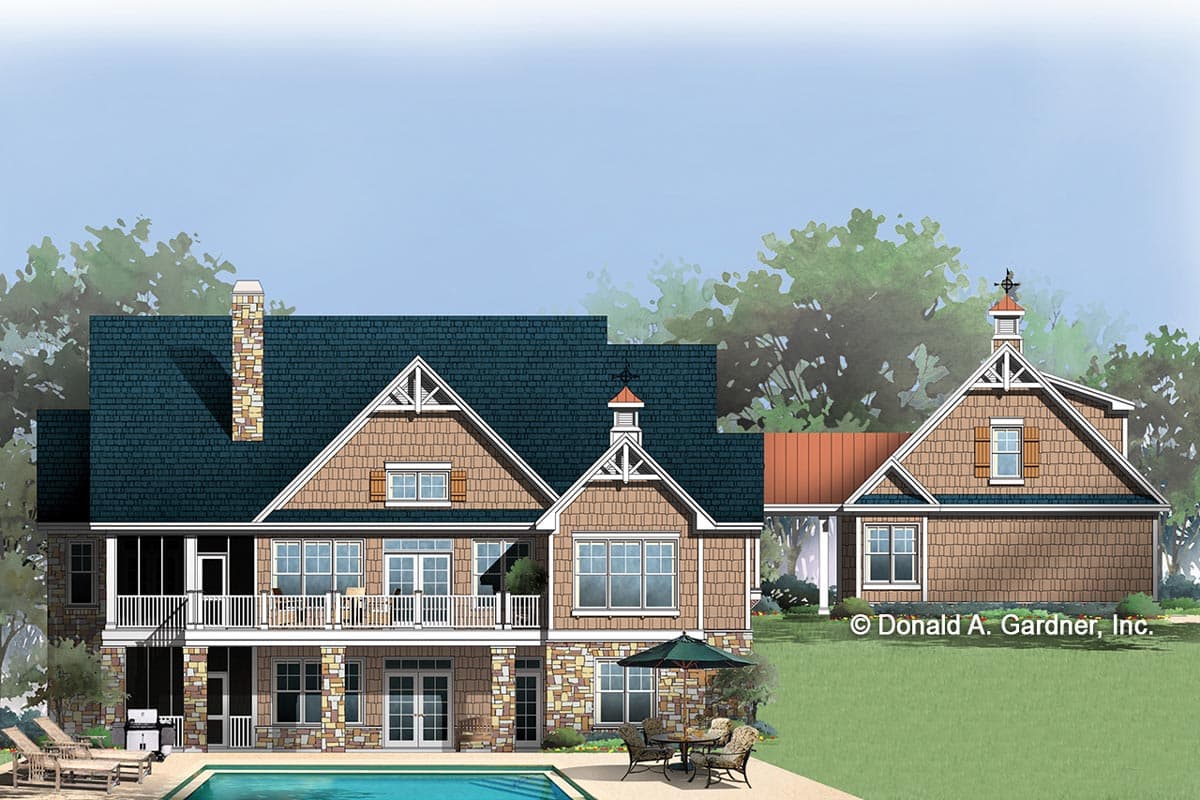 Plan 444267GDN: 3-Bed Mountain Craftsman Plan with Walkout Basement - Image #25 - Craftsman, Mountain, Rustic