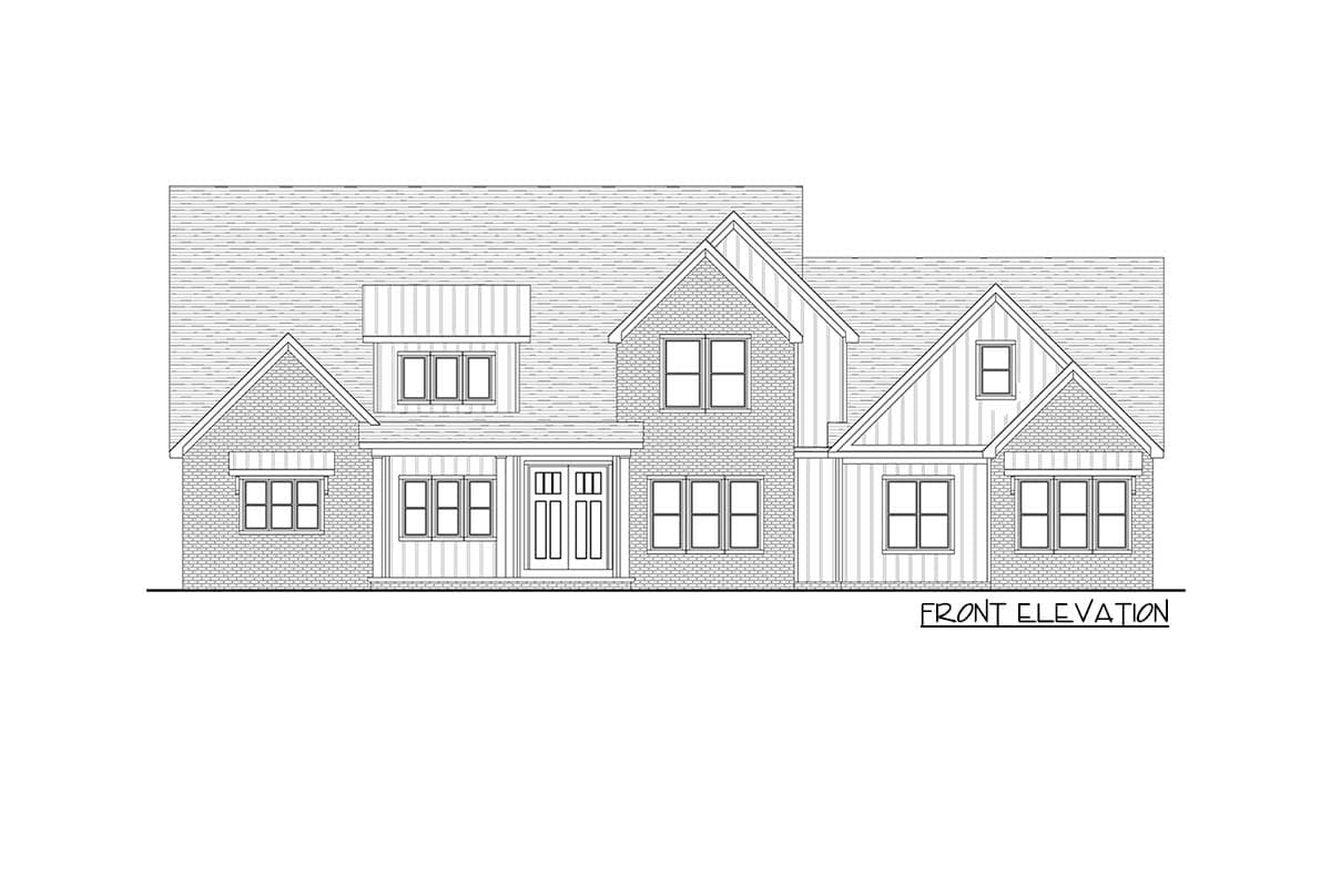 Plan 911017JVD: New American Home Plan with Two Story Great Room and a 3-Car Garage - Image #10 - Country, Craftsman, Modern Farmhouse, New American, Traditional