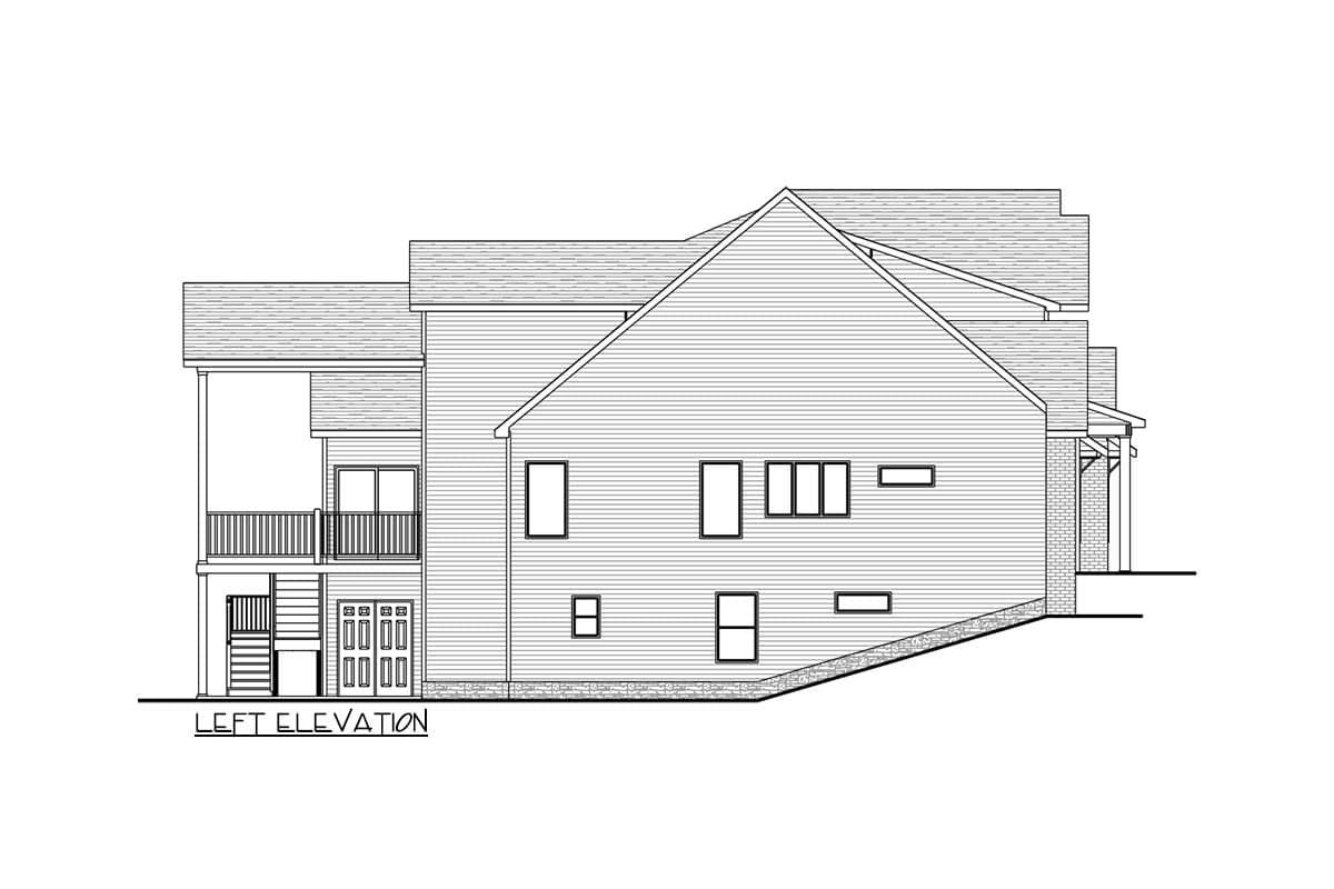 Plan 911017JVD: New American Home Plan with Two Story Great Room and a 3-Car Garage - Image #11 - Country, Craftsman, Modern Farmhouse, New American, Traditional