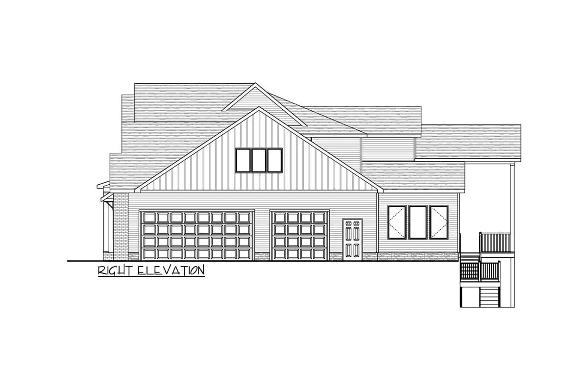 Plan 911017JVD: New American Home Plan with Two Story Great Room and a 3-Car Garage - Image #13 - Country, Craftsman, Modern Farmhouse, New American, Traditional
