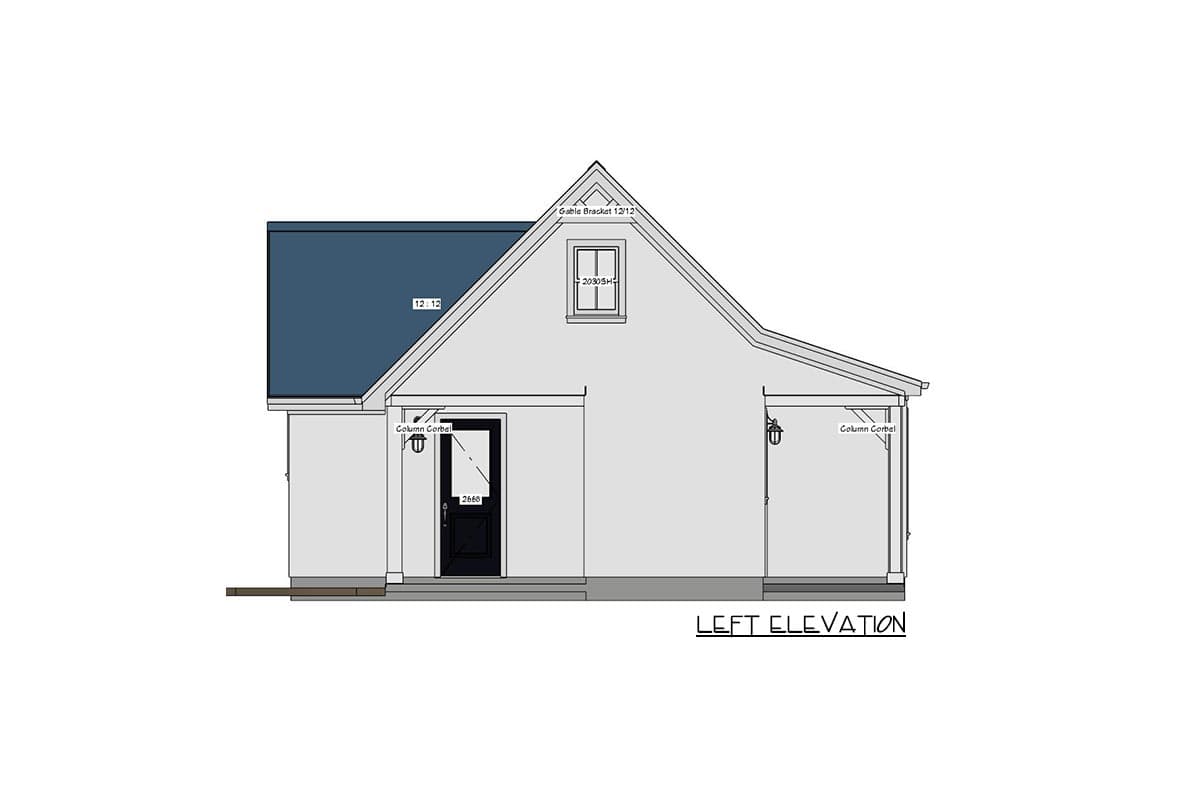 Plan 430817SNG: 500 Square Foot Smart-sized One-bedroom Home Plan - Image #13 - Cabin, Cottage, Country, Rustic