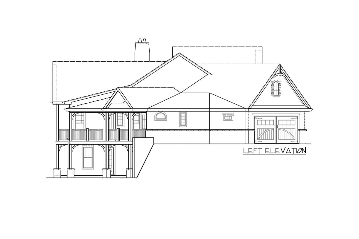 Plan 25718GE: Mountain Craftsman Plan with Walkout Basement - Image #6 - Craftsman, Mountain, Rustic